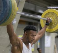 Jhor Esnaider Moreno en el Campeonato Mundial de Ashgabat en Turkmenistán. Colprensa