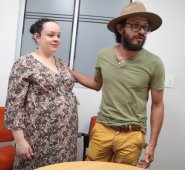 Carolina Estupiñán y Wilkin Rojas Peña, integrantes de la Fundación Andrágora. César Obando / La Opinión