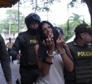 Liliana del Carmen Campos Puello, llamada ‘La Madame’, fue detenida en julio pasado acusada de ser una proxeneta que reclutaba mujeres de estratos sociales vulnerables. Archivo