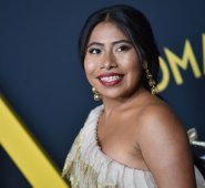 "No era algo que realmente yo quería o que había soñado", dijo Aparicio sobre ser actriz. AFP