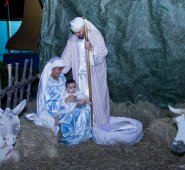 La comunidad armó pesebres con gran creatividad. Alfredo Estévez y Obando