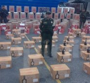 El centro de acopio estaba en el sector La Isla del barrio El Escobal. Policía Nacional