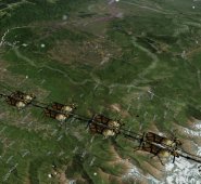 Pese al cierre del Gobierno. sigue operando. Captura de www.noradsanta.org