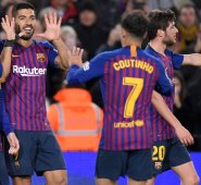 El Barcelona lidera cómodamente la Liga española. AFP