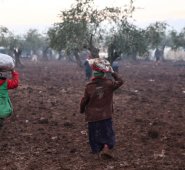 La guerra en Siria provocó desde 2011 más de 360.000 muertos y empujó a millones de personas al exilio o al desplazamiento en el interior del país. AFP