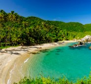 Imagen referencial del Parque Nacional Tayrona. www.parquetayrona.com