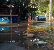 En la calle 11 con avenida 6 del barrio Nuevo Escobal. Cortesía