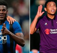 Duván Zapata y Luis Muriel. Twitter