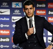 Delantero Álvaro Morata. AFP