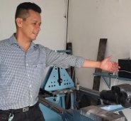 Wilson Tafur, investigador adscrito a Colciencias, trabaja en la creación de piezas de maquinaría para tecnificar los procesos productivos de los diferentes sectores manufactureros de Cúcuta. Daniel Villán