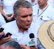 Duque consideró que esta baja es un “mensaje claro” para las disidencias de las Farc. Colprensa