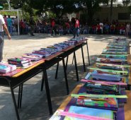Se llevaron a cabo actividades de recreación para los infantes del sector. Cortesía