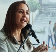 Sandra Forero, presidente de Camacol, estará hoy en Cúcuta para la décima asamblea de afiliados y el foro sectorial académico que se desarrollarán en el hotel Casablanca. Colprensa