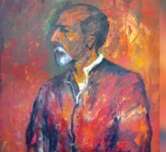 Pintura en homenaje a Eduardo Ramírez Villamizar. Roberto Ospino