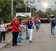 17 días de cierre total de la frontera por parte de Venezuela. AFP