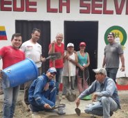 La unión de líderes comunales en Ocaña permitió el mantenimiento de la sede educativa La Selva, ubicada en el corregimiento Pueblo Nuevo. Cortesía