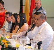 Los dirigentes de Corpoincal hicieron énfasis en la necesidad de un centro de convenciones para las ferias comerciales de la ciudad, durante el lanzamiento de Expocuc. Cortesía