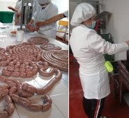 Los estudiantes de los últimos tres años de bachillerato, son capacitados para que adquieran conocimientos en panadería, embutidos y lácteos. Cortesía