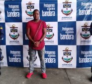 Presunto cabecilla encargado de las finanzas de un grupo armado organizado residual que controla las rutas del narcotráfico. Colprensa