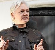 Fundador de WikiLeaks, Julian Assange, refugiado desde 2012 en la embajada de Ecuador en Londres. AFP