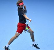 Tenista alemán, Alexander Zverev. AFP
