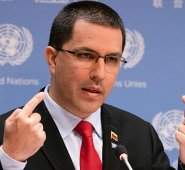 Canciller venezolano, Jorge Arreaza. AFP