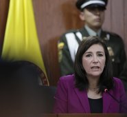 Presidenta de la Corte Constitucional, Gloria Estela Ortiz. Colprensa