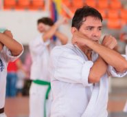 La escuela de karate Dojo Cúcuta Kyokushin hizo ascenso de cinturones a 75 deportistas y confirmó que la ciudad albergará la Copa América. César Obando