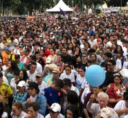 Caminata por Santurbán del pasado 10 de mayo en Bucaramanga (Santander). Cortesía