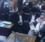 ‘Jesús Santrich’ llegó en la tarde de este lunes al complejo judicial de Paloquemao en Bogotá. Colprensa