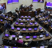 La plenaria del Senado aprobó este lunes, en tercer debate, el proyecto de la Consulta Anticorrupción. Colprensa