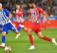 Delantero del Atlético de Madrid Diego Costa. AFP