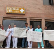Cinco meses de salario les deben a los trabajadores de la Clínica Pamplona. A algunos, incluso, les deben honorarios de años anteriores. Roberto Ospino