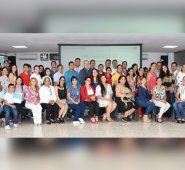 El grupo de asistentes. Cortesía