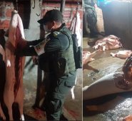 Los mataderos clandestinos no cuentan con instalaciones necesarias para este tipo de actividad, lo que podría generar posibles contaminaciones en la carne, recordó la Policía. Policía Nacional