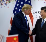 Donald Trump y Xi Jinping. AFP