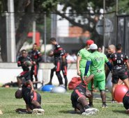Los rojinegros están en pretemporada desde el 29 de mayo y han tenido tres juegos amistosos: uno contra Real San Andrés, uno ante Patriotas y  otro ante Bucaramanga. Juan Pablo Bayona
