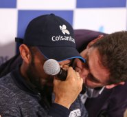 Los colombianos se encontraron con los medios de comunicación en Bogotá. Colprensa