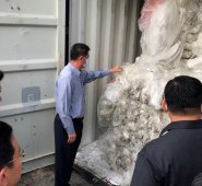 De un total de 83 contenedores con 1.600 toneladas de basura, 70 provenían de Estados Unidos y 13 del Canadá. AFP