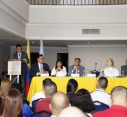 Los magistrados del Consejo Nacional Electoral están recorriendo las diferentes regiones del país para dar a conocer las alertas que pesan sobre el nuevo proceso democrático y cómo prevenir.
 Tomada de Twitter