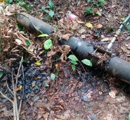 El petróleo hurtado del oleoducto Caño Limón Coveñas es convertido en pategrillo, insumo necesario para producir cocaína. Archivo