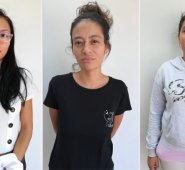 Yurley Tatiana Puerto Medina, de 32; Andrea Puerto Medina, de 26 años; y Candy Katherine Tarazona, de 24. Cortesía para La Opinión
