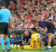 El regreso del delantero podría producirse al término del parón internacional programado a comienzos de septiembre. AFP