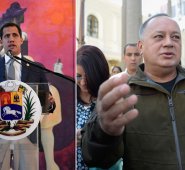 Juan Guaidó / Diosdado Cabello.  Archivo