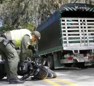 Accidentes de tránsito con motos. Colprensa
