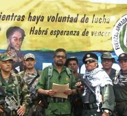 Ivan Márquez, junto a tres exjefes de las desmovilizadas Farc, anunció el pasado jueves su vuelta a las armas. Archivo