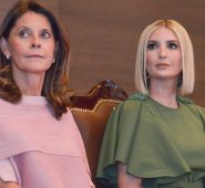 La vicepresidenta Marta Lucía Ramírez (izquierda) y la primera dama de la Nación, María Juliana Ruiz de Márquez, inaugurarán en Cúcuta, la Casa de Empoderamiento de la Mujer, en la que estará presente Trump (derecha). Vicepresidencia