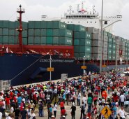 Más de un millón de embarcaciones han pasado por el Canal de Panamá, desde su apertura. El tesoro nacional ha recibido15.000 millones de dólares.  Archivo