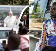 Davide Hilario fue elegido por su parroquia, en una región rural del oeste de Mozambique, para escuchar el mensaje papal y transmitirlo a su congregación. AFP