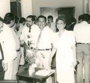 Una imagen tomada en octubre de 1986. 
 Archivo